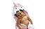 Toalha de banho para bebê com capuz baby shark rosa em atoalhado 100% algodão - Imagem 2