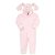 Macacão infantil inverno pijama de pelúcia coelha rosa - Imagem 3