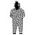 Macacão infantil inverno pelinho pijama zebra - Imagem 3