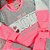 Conjunto infantil Le Petit inverno de moletom blusa calça rosa neon - Imagem 2