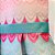 Vestido de festa infantil Petit Cherie sereia rosa e azul - Imagem 3