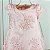 Vestido de festa infantil Petit Cherie renda bordada com pérolas luxo rosa - Imagem 2