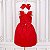Vestido de festa infantil Minnie em tule vermelho Mon Sucré Tamanho 1 - Imagem 1