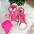 Tênis infantil Xuá Kids transparente e meia pink neon tam 28 - Imagem 1