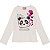 Blusa infantil Momi inverno manga longa panda off white - Imagem 1