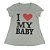 Camiseta Para Gestante I Love My BabyKinha - Imagem 3