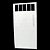 Portão Standard Branco 180x100 Abertura Direita Sem Puxador - Imagem 1