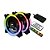 Kit 2 Cooler Fan F7-L600RGB 120mm Controladora Barra de Led C3tech - Imagem 1