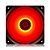 Fan para Gabinete Deepcool 120x25mm Led Vermelho 120mm - Imagem 1