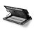 Base Notebook Suporte Regulavel 1 Cooler 2 USB Multi A166 - Imagem 3