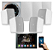 Kit Jbl Som Ambiente Amplificador Parede 8 Pol Touch Android 8.1 c/ 4 Falantes JBL e 4 Caixas Externas - Imagem 1