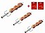 ESPETOFLEX - Espeto giratório movido a pilha - COMBO 3 + 2 garras Longas com desconto - Imagem 3