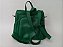 Mochila anti-furto  couro legitimo ( avocado) - Imagem 1
