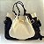 Bolsa Karen crema/marinho - Imagem 4