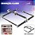 Gravadora Laser Grava, Corta, Router 2 Eixo Área 80x90cm (com Laser 3000mw) - Imagem 5