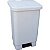 LIXEIRA BRANCA C/ PEDAL 50L - Imagem 1