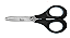 Tesoura 13cm Tris Class Preta - Imagem 1