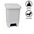 Lixeira c/ Pedal Extra Resistente Branca 25L - Imagem 1