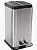 Lixeira c/ Pedal Inox Quadrada 20L Jaspe - Imagem 1