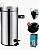 Lixeira c/ Pedal Inox Agata 30L - Imagem 2
