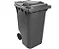 Coletor Lixeira c/ Rodas Superpro 240L Cinza - Imagem 1