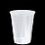 Copo Descartável Plástico Transparente Liso Minaplast 330ml c/50 - Imagem 1