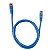 Patch Cord Cat.6 1m Azul CAT610BL Plus Cable - Imagem 1