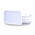 Bandeja de Isopor TotalPlast TRL-02 Branca 210x140x18mm - Fardo C/400 - Imagem 1
