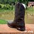Bota Texana Masculina Marrom Lisa - Imagem 4