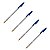 Kit 4 Canetas Bic Cristal Dura Mais A Clássica Caneta Azul - Imagem 2