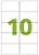 Etiqueta A4350 Caixa 100 Folhas 10 Etiquetas Por Folha A4 - Imagem 1