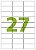 Etiqueta A4355 Caixa 250 Folhas 27 Etiquetas Por Folha A4 - Imagem 1