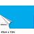 Papel Adesivo Contact Opaco Azul Celeste 45cm X 10 Metros - Imagem 2