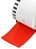 Rolo DK 2205 Vermelha Etiqueta Adesiva 62xmm x 30 metros Compatível Brother QL - Imagem 1