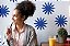 Papel Contact Adesivo de Parede 2 metros x 45 cm Azul Royal Glitter Gliter - Imagem 2