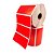 10 rolos de Etiqueta Adesiva Papel Térmico Plus 102x76 (mm) Vermelha 250 etiquetas por rolo - Zebra, Argox, Elgin, Tomate, Zetex, Datamax... - Imagem 1