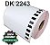 10 Rolos Dk 2243 PLUS Etiqueta Adesiva Compativel Brother QL 101mm x 30m Dk2243 - Imagem 1