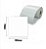 10 rolos de Etiqueta Adesiva Papel Couche 10x10 100x100 300 etiquetas por rolo + 5 ribbons Cera Zebra, Argox, Elgin, Tomate - Imagem 1
