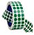 Rolo de Etiqueta Adesiva Bolinha 12x12 (mm) 4.000 etiquetas por rolo - Verde - Imagem 1