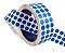 Rolo de Etiqueta Adesiva Bolinha 12x12 (mm) 4.000 etiquetas por rolo - Azul - Imagem 1