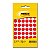 Etiqueta adesiva TP12 - Pimaco diversas cores - Imagem 1