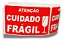 1000 Etiquetas Cuidado Frágil 6x4 60x40 Adesivo Fragil - Imagem 1
