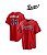 Camisa Esporte Baseball MLB Atlanta Braves Ronald Acuna Jr Número 13 Vermelha - Imagem 1