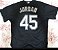 Camisa Esportiva Baseball MLB Chicago White Sox Michael Jordan Numero 45 Preta - Imagem 2
