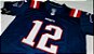 Camisa Esportiva Futebol Americano NFL New England Patriots Color Rush Tom Brady Numero 12 Azul - Imagem 2