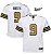 Camisa Esportiva  Futebol Americano  NFL New Orleans Saints Color Rush Drew Brees Numero 9 Branca - Imagem 1