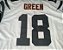 Camisa Esporte Futebol Americano NFL Cincinnati Bengals Green Número 18 Branca  - XXXL - Imagem 4
