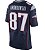 Camisa Esporte  Futebol Americano NFL New England Patriots Rob Gronkowski Número 87 Azul - Imagem 2
