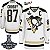 Camisa Hockey NHL Pittsburgh Penguins Sidney Crosby #87 Branca - Imagem 1