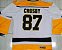 Camisa Esportiva Hockey NHL Pittsburgh Penguins Sidney Crosby Número 87 Branca Clássica - Imagem 3